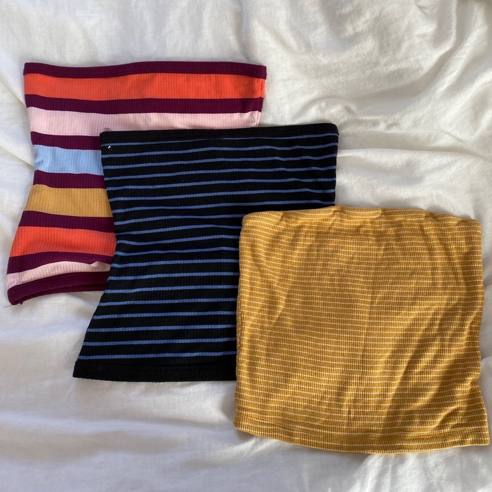 Aeropostale and american eagle tube tops !